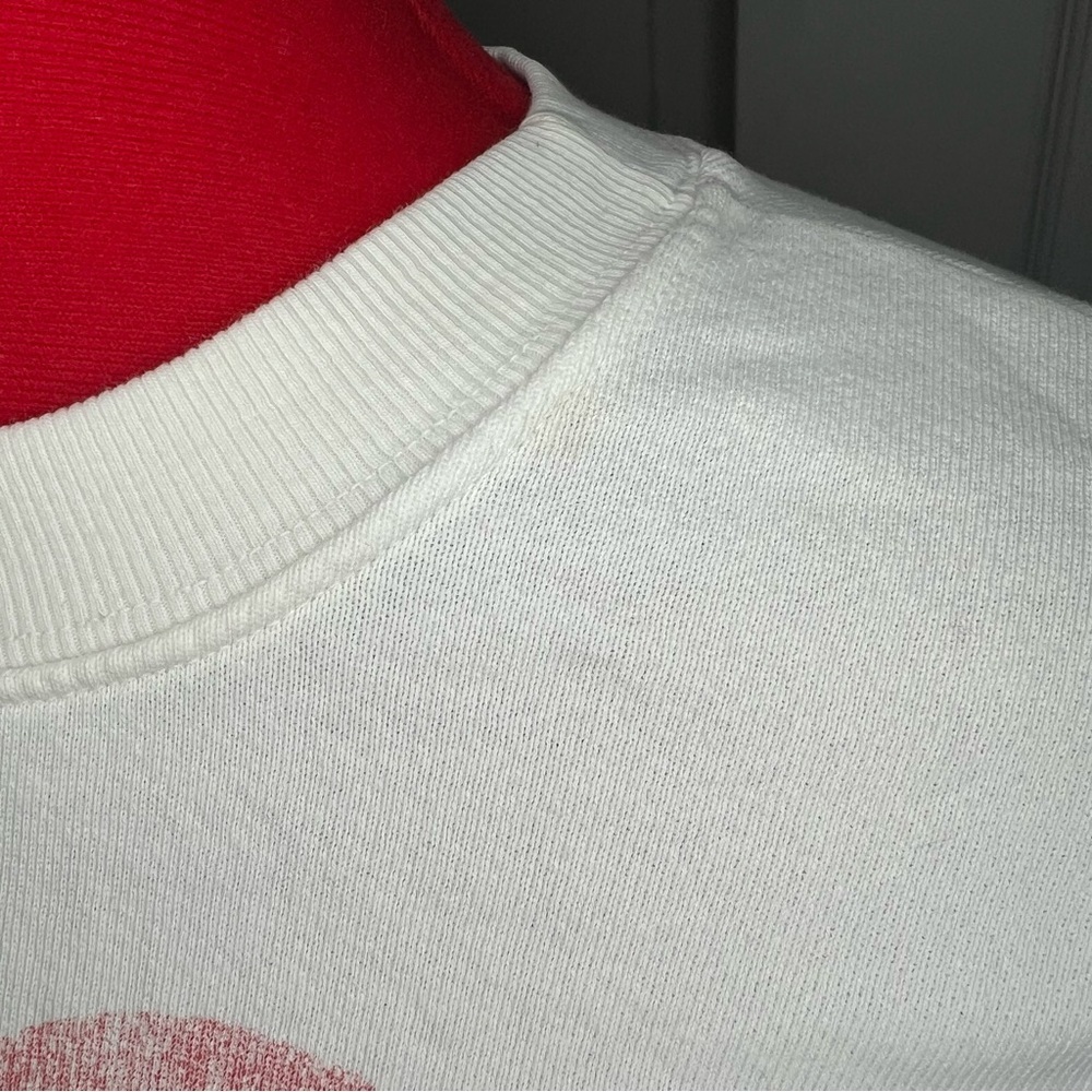 Daydreamer Rolling Stones USA Tour 89 Crewneck Sweatshirt White Women XS - Picture 3 of 10